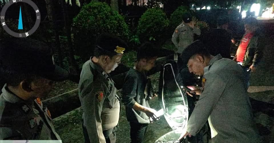 Polsek NA IX-X Laksanakan Patroli Blue Light