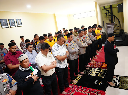 Polres Pangandaran Laksanakan Sholat Ghaib, Doakan Driver Ojol Affan Kurniawan yang Berpulang