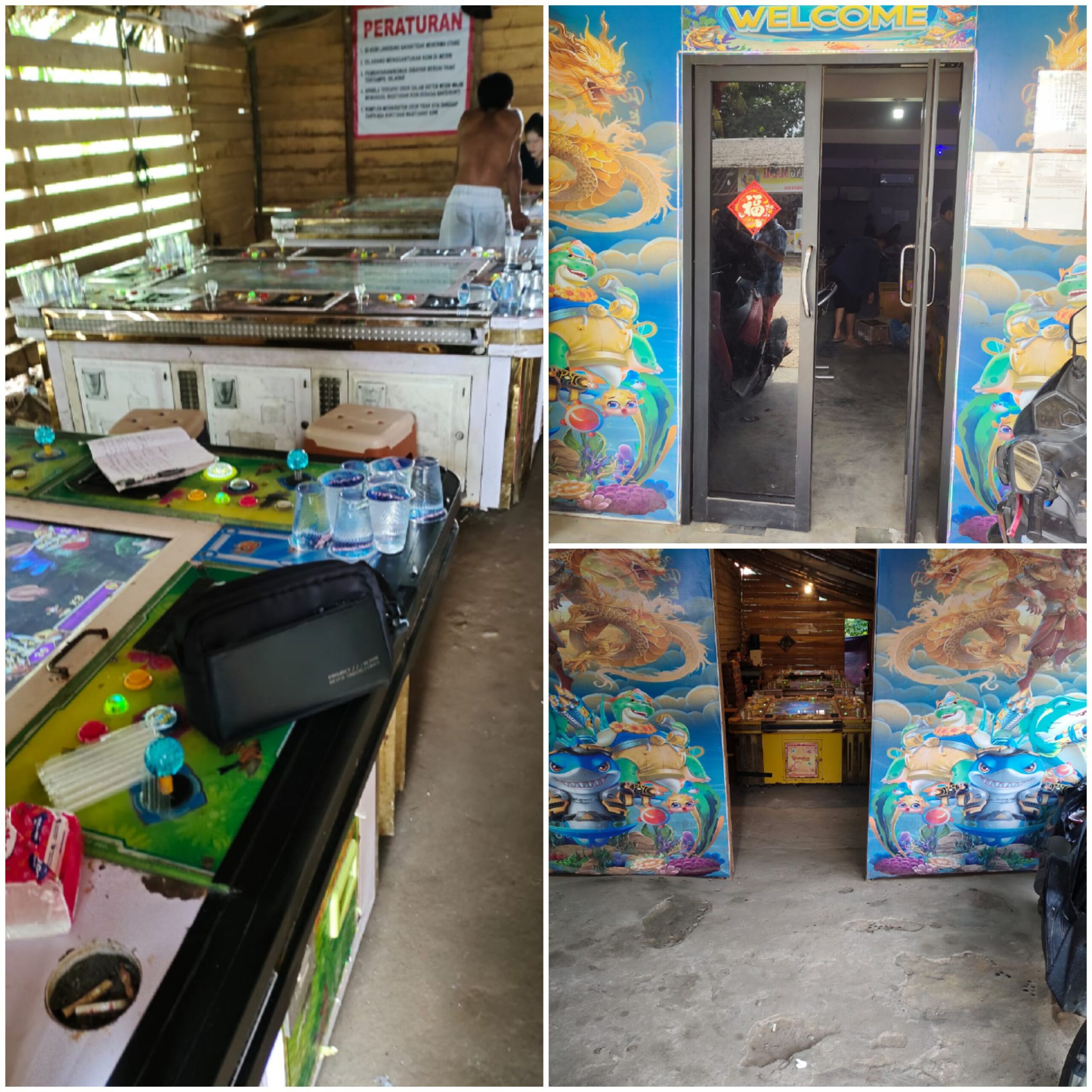 Diduga Ada Bekingan Aparat, Arena Perjudian Tembak Ikan Beroperasi Terbuka di Singkawang