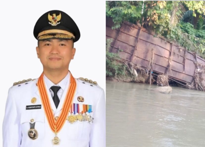 Warga Padang Mahondang Dan Pulo Godang Meminta Bupati Labura Hendriyanto Memperbaiki Titi Rambin Putus 