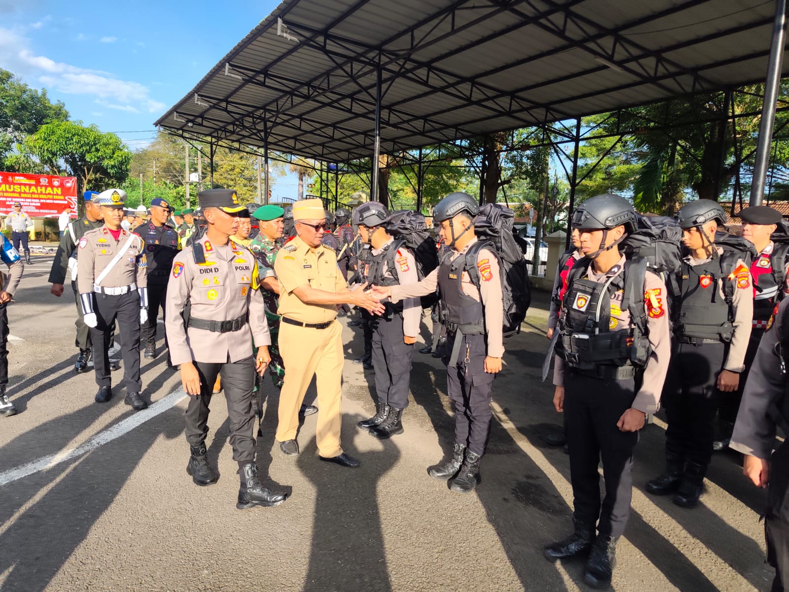 Siap Amankan Mudik Lebaran, Polres Banjar Gelar Apel Pasukan Operasi Ketupat Lodaya 2026