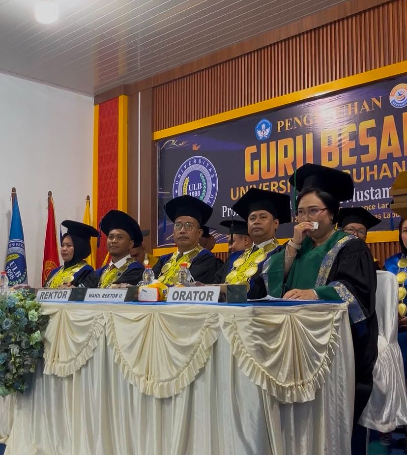 Prof, Dr.Novilda Elizabeth Mustamu S,Pt.,MSi, Sandang Gelar Guru Besar Universitas Labuhanbatu