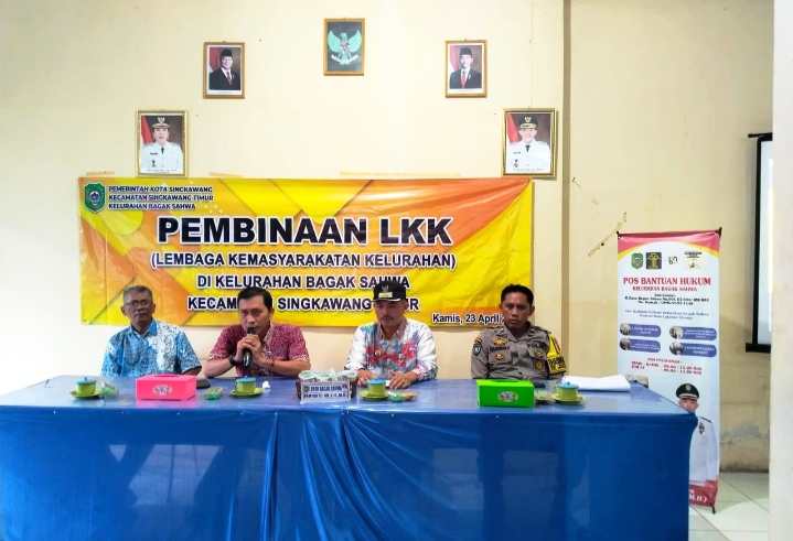 Perkuat Sinergitas, Lurah Bagak Sahwa Gelar Pembinaan Lembaga Kemasyarakatan Kelurahan