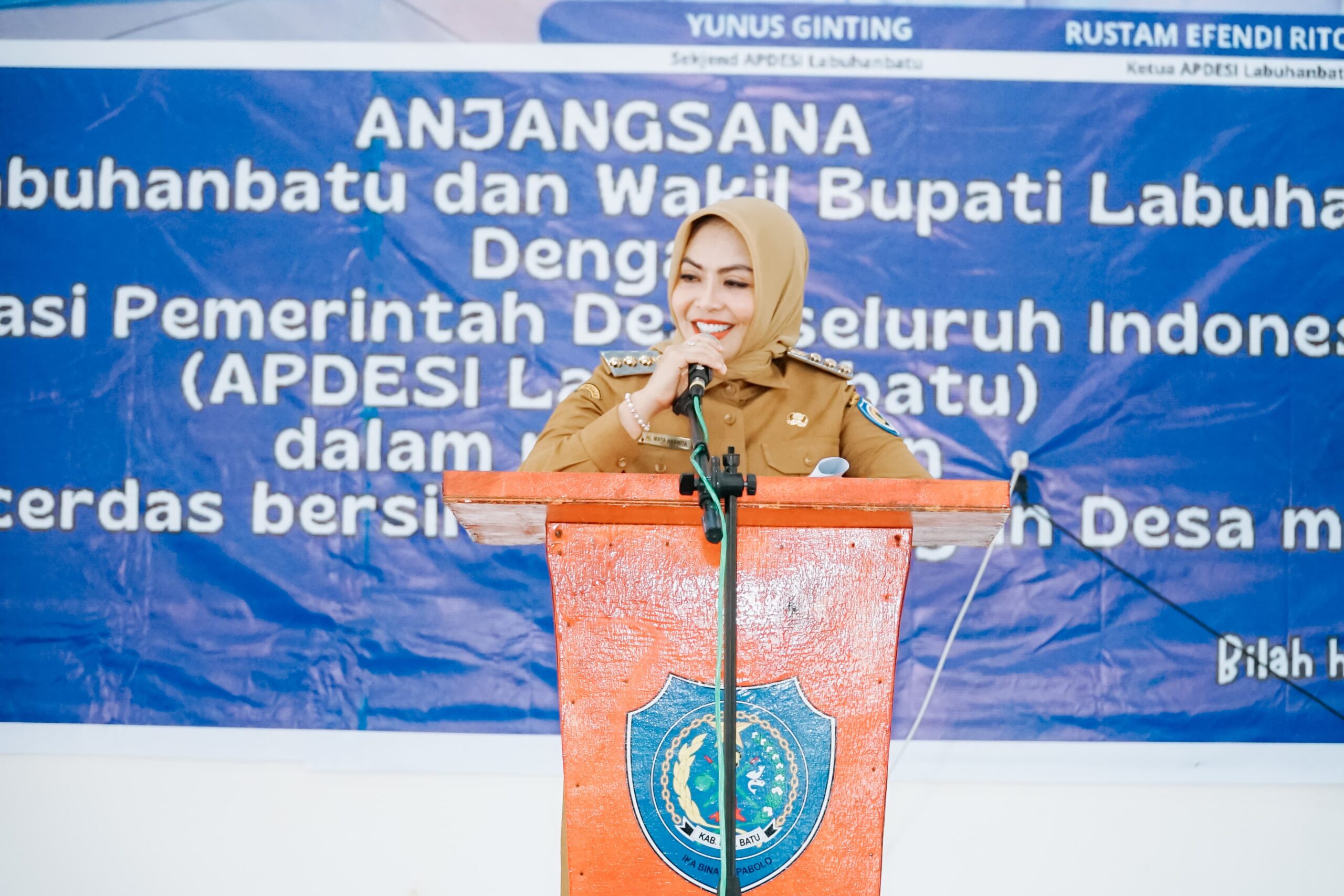 Bupati Labuhanbatu Maya Hasmita: Desa Adalah Ujung Tombak, APDESI Mitra Strategis Percepatan Pembangunan