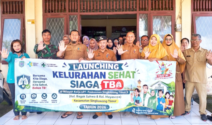 Lurah Bagak Sahwa Launching Kelurahan Sehat Siaga TB dan Bentuk Tim Satgas Khusus