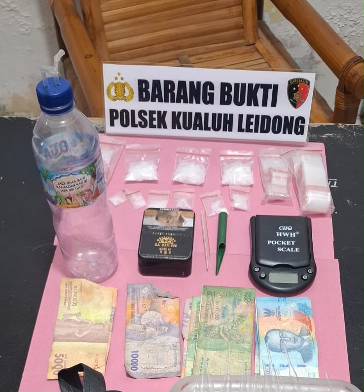 Polsek Kualuh Leidong, Polres Labuhanbatu Ungkap Peredaran Sabu, 33,95 Gram Disita dari Pengemudi di Kualuh Hilir
