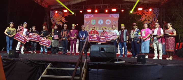 Resmi Ditutup, Penutupan Gawe Dayak Naik Dango XXVI Singkawang Berlangsung Meriah