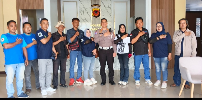 AWP Pangandaran Jalin Sinergi dengan Satlantas Polres Pangandaran, Perkuat Kemitraan untuk Pelayanan Informasi Publik