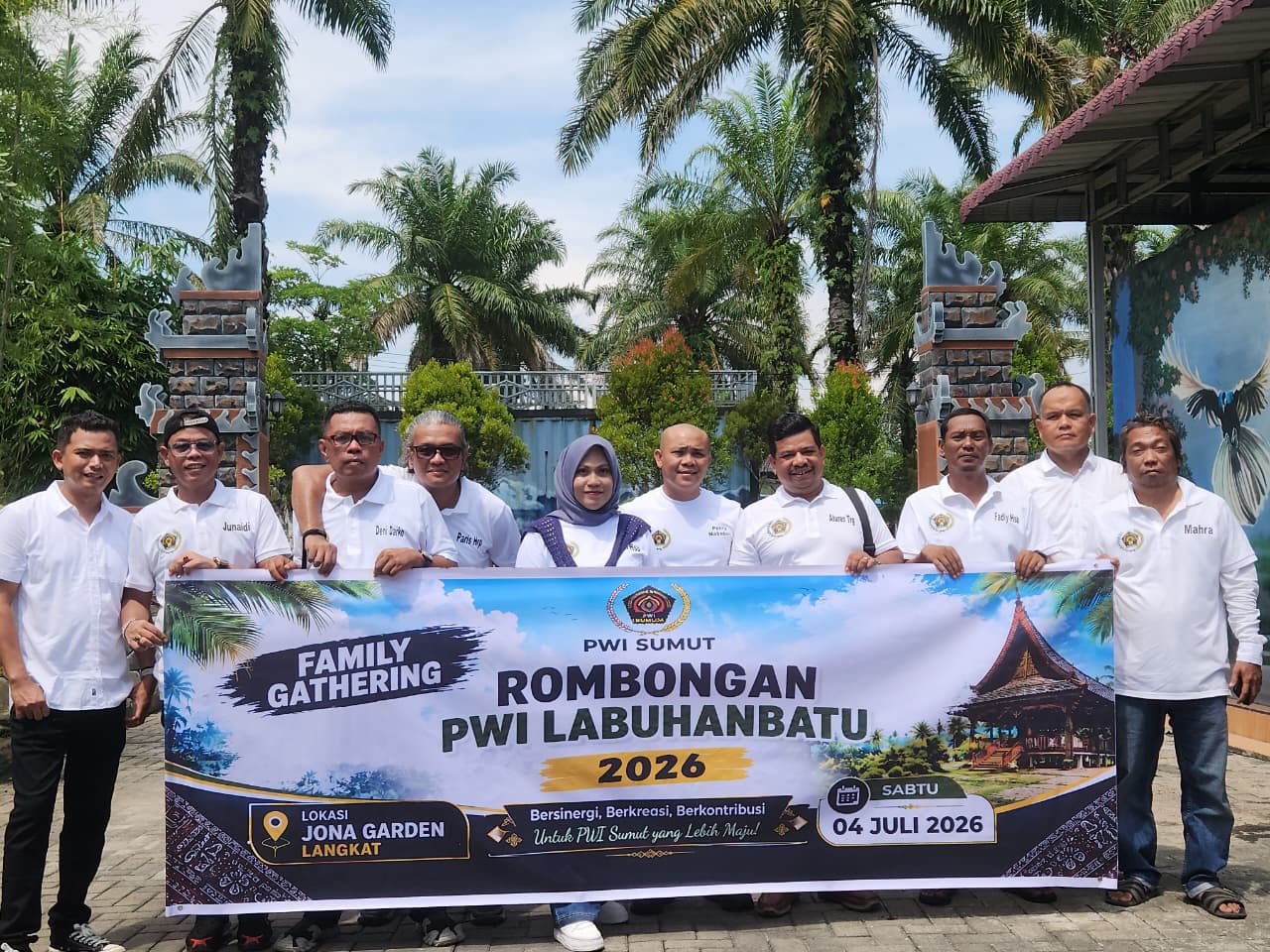 PWI Labuhanbatu Ikuti Family Gathering PWI Se-Sumut di Langkat, Salah Satu Anggotanya Raih Lucky Draw Kompor Gas