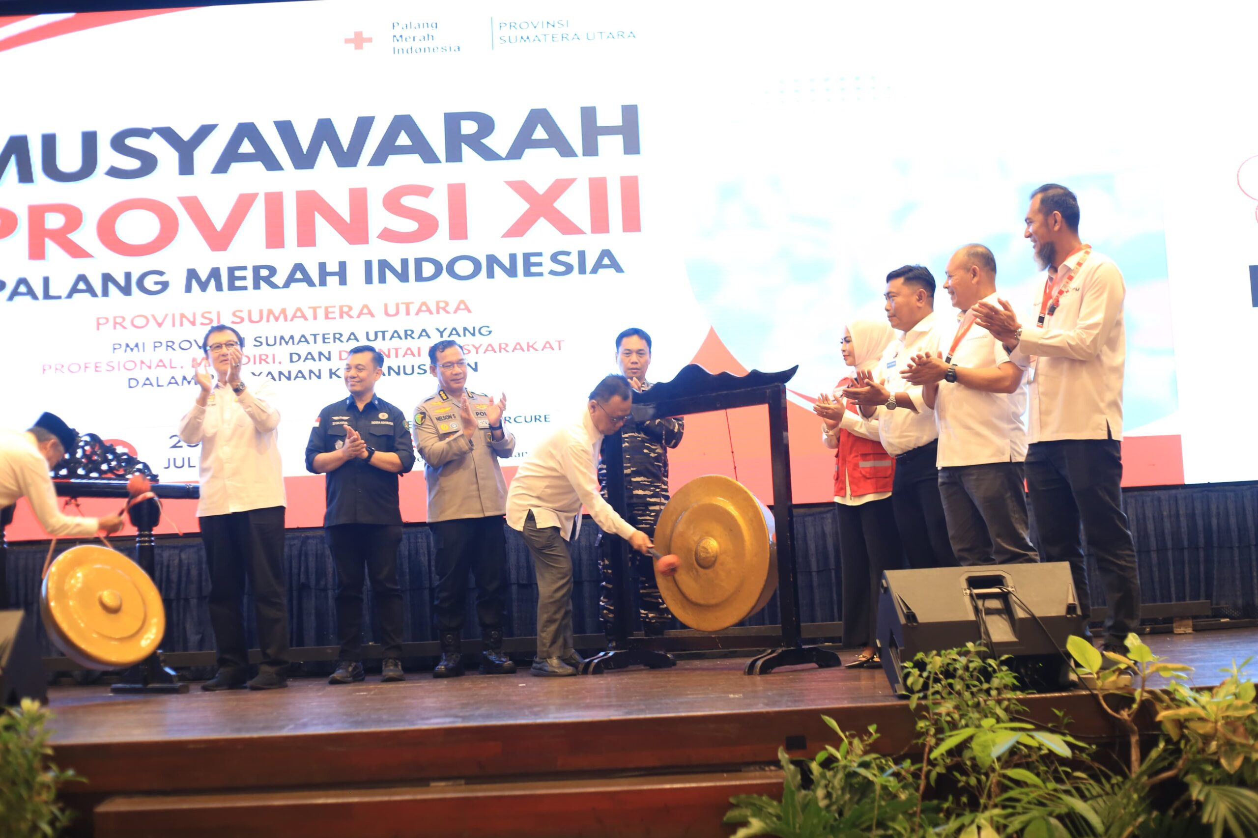 Bupati Dan Wakil Bupati Labuhanbatu Hadiri Pembukaan Musprov XII PMI Sumut, Terima Penghargaan Atas Kontribusi Penanganan Bencana