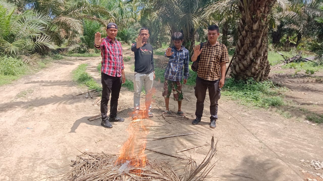 Grebek Sarang Narkoba di Belengkut, Polsek Marbau Polres Labuhanbatu Temukan Alat Pakai Sabu