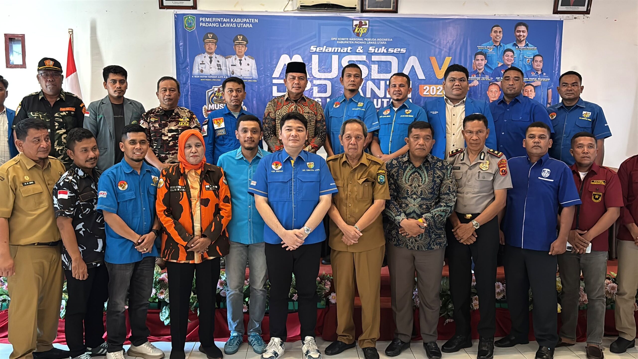 Ketua KNPI Labura Baginda Azmi Hadiri Musda V KNPI Paluta