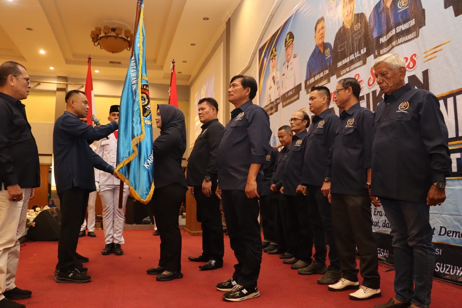 PWI Labuhanbatu 2025-2028 Dilantik, Wakapolres Dorong Tingkatkan Profesionalisme Jurnalistik