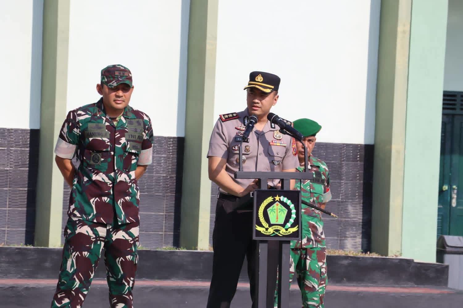 Satu Komando! Kapolres Dan Dandim Labuhanbatu Pimpin Apel Gabungan, Tegaskan Sinergitas TNI-Polri Tak Bisa Dipisahkan