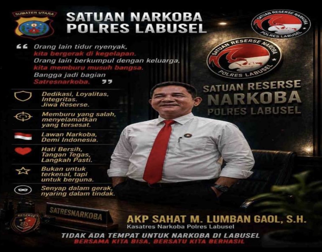 Kasat Narkoba Polres Labusel AKP Sahat Marulam Pindah Tugas ke Polda Sumut, Tokoh Masyarakat: Kami Akan Merindukan Beliau