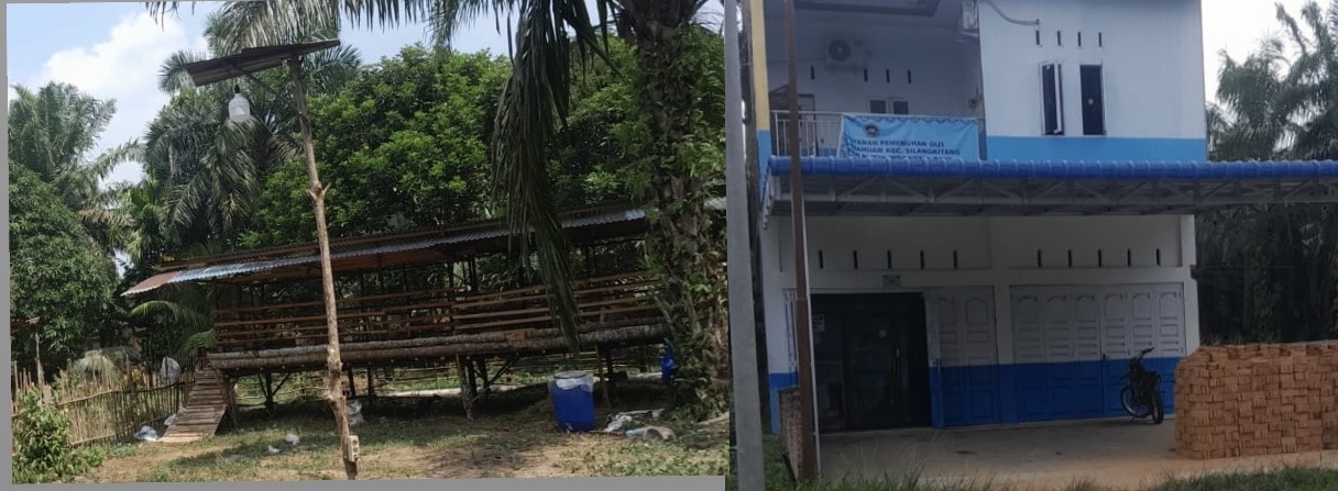 Ironis! Bangunan MBG di Silangkitang Labusel Berdiri Dekat Kandang Kambing