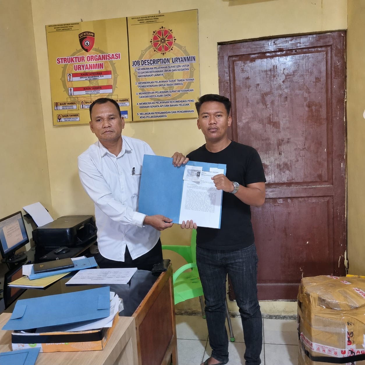 AMMBER Serahkan Surat Aksi Damai Jilid 2 ke Polres Labuhanbatu, Soroti Panen Buah Mentah di PTPN IV Kebun Brangir